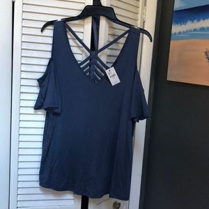 LANE BRYANT - BLUE TOP, 14/16 - NWT